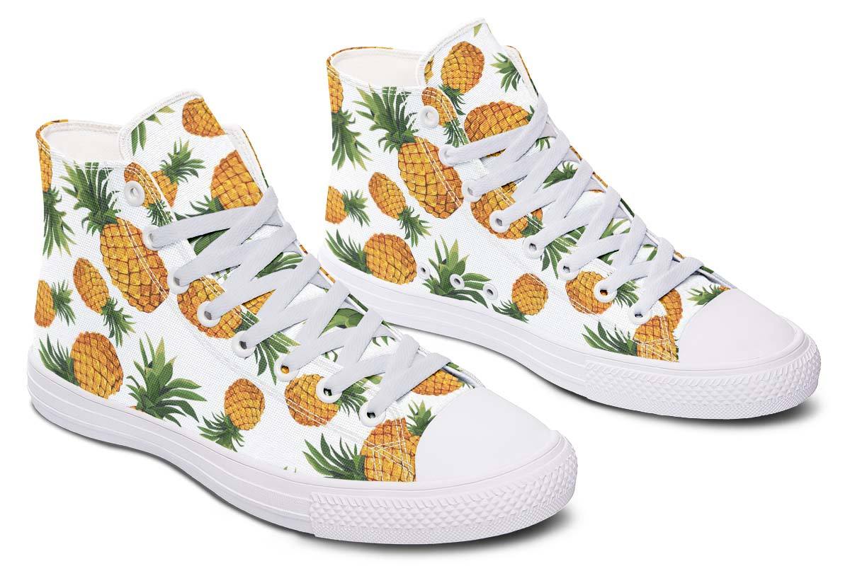 Men's And Women's Fashion Color Printing High-top Canvas Shoes