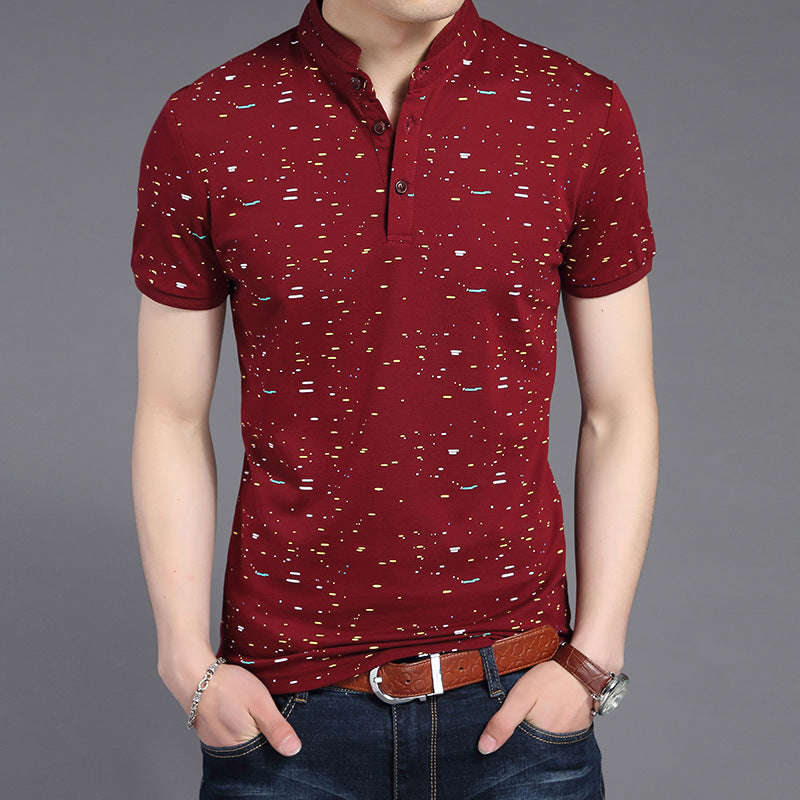 Loose casual floral youth bottoming shirt