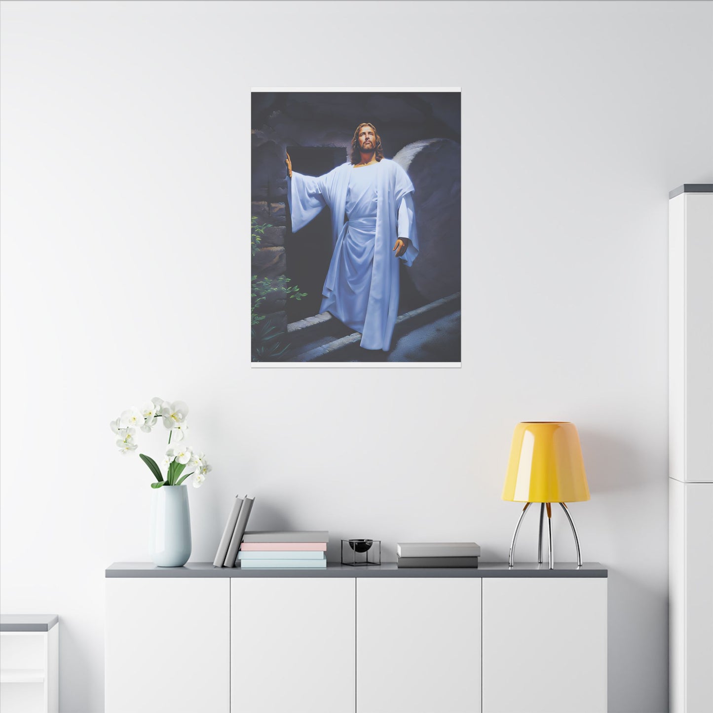 Canvas Art, Religious Home Decor, Christian Gift for Easter, Inspirational Wall Print, Spiritual Matte