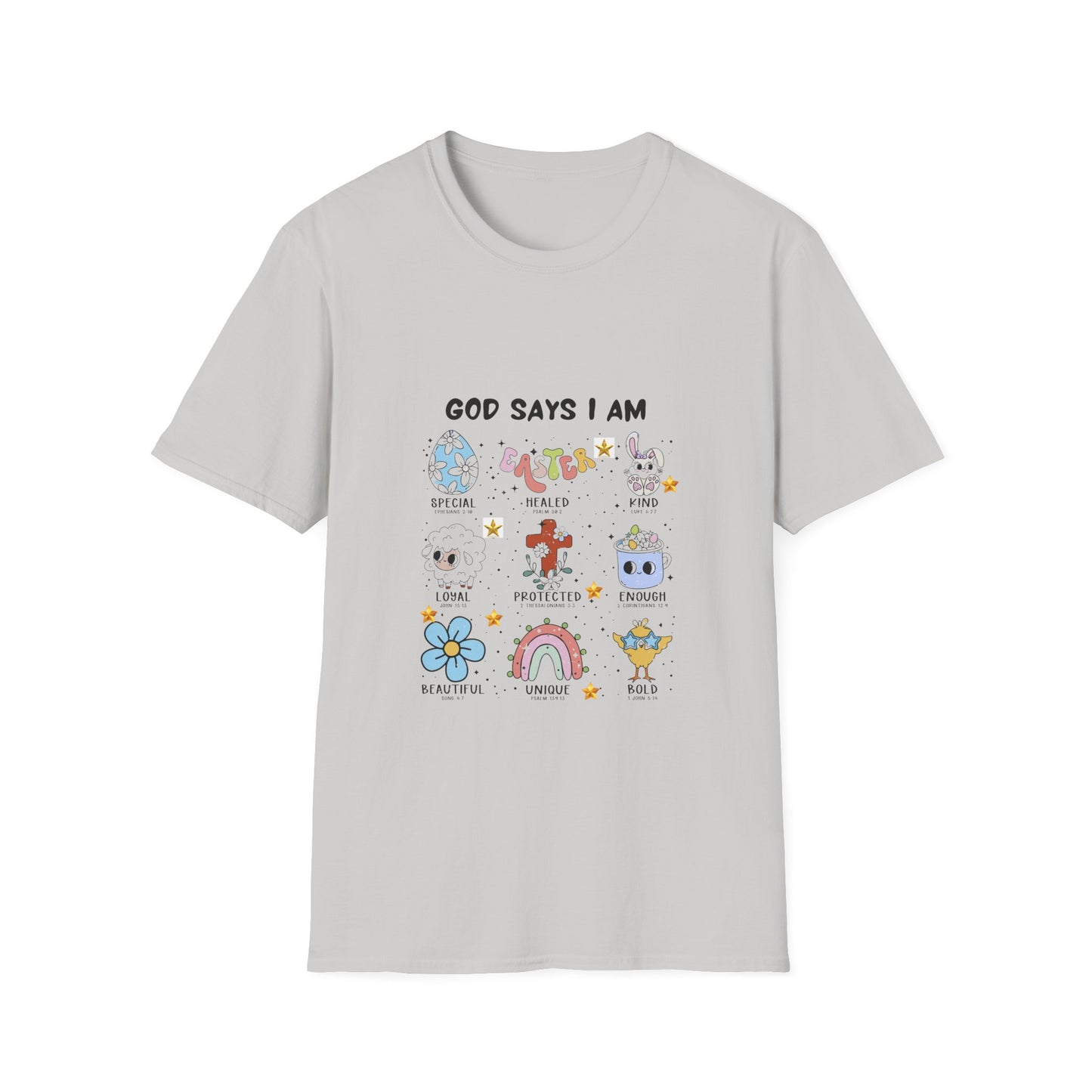 God's Promises Unisex T-Shirt, Christian Graphic Tee, Inspirational Shirt, Religious Apparel, Comfort Fit Top for Men and Women
