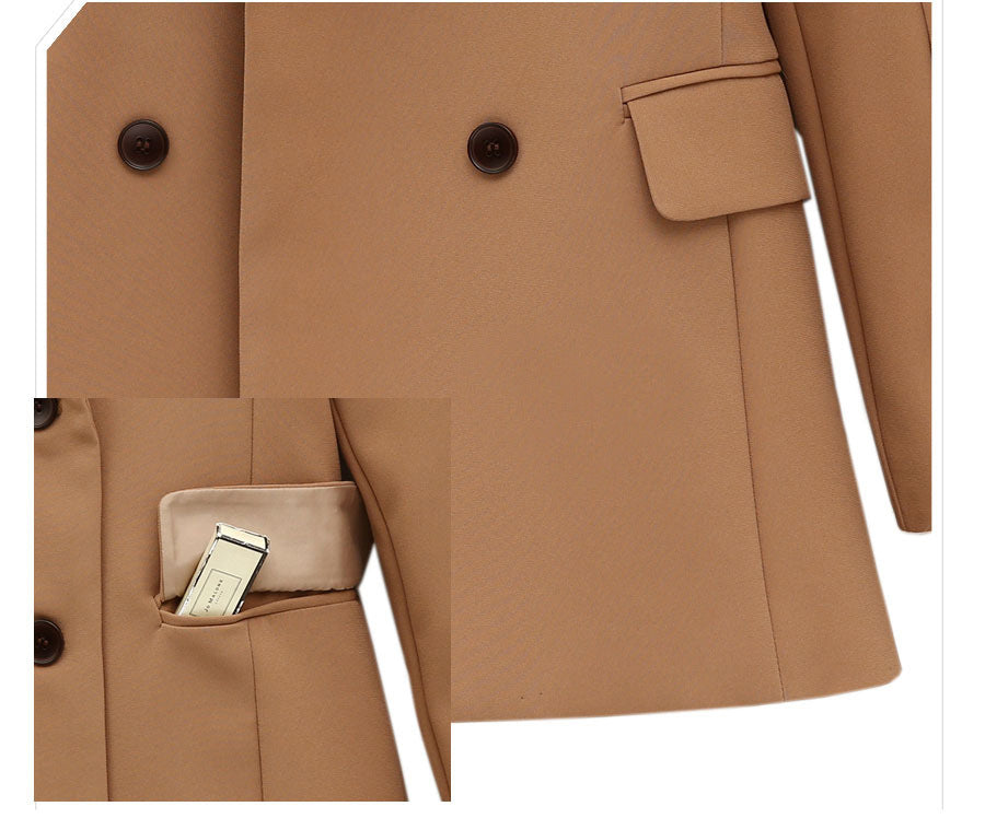 Suit jacket wild loose mid-length women's suit