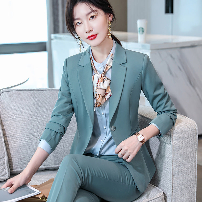 Interview Casual Professional Wear Women's Small Suit Suit Overalls