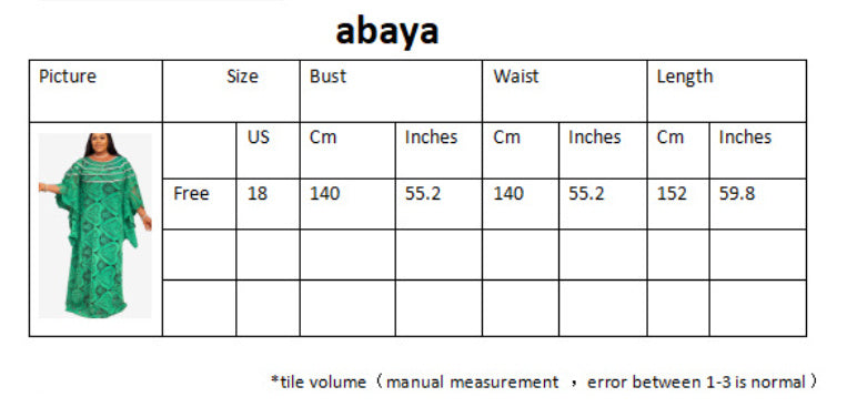 African Women's Wear Robe Loose Embroidered Lace Long Dress
