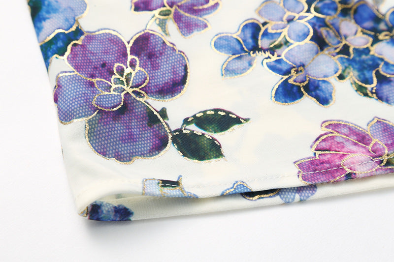 Men's Short Sleeve Shirt Hawaii Floral Print Shirt