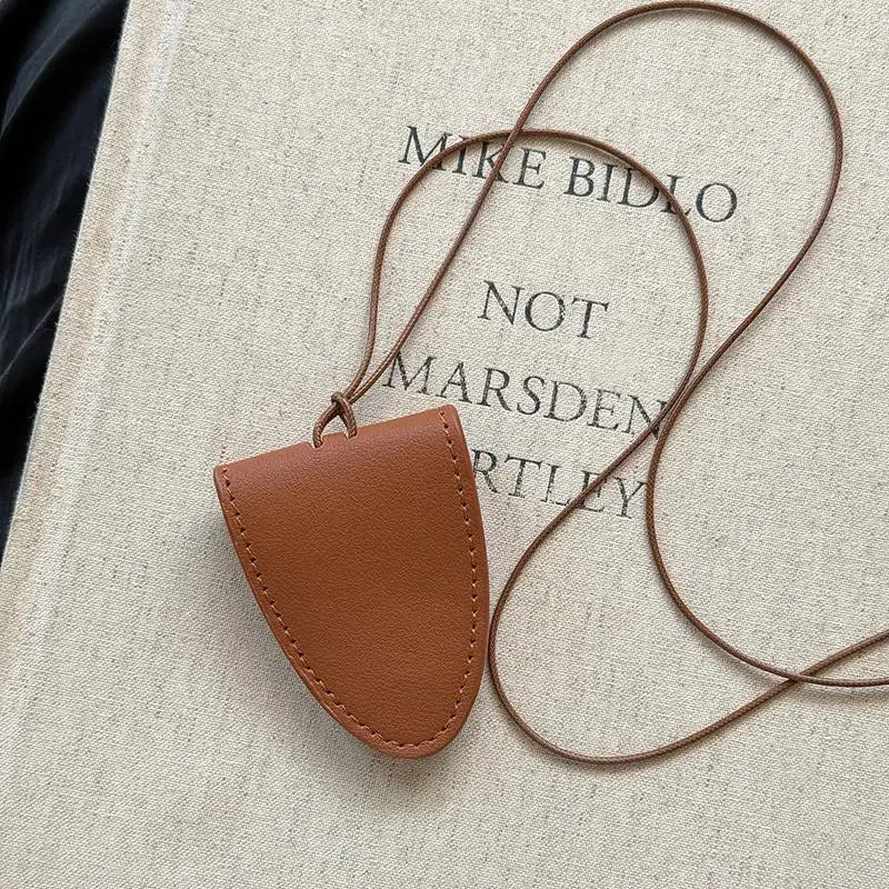 Neck Magnetic Multifunctional Leather Sunglasses Clip Necklace Women Outdoor Travel Portable Storage Hanging Rope Accessories