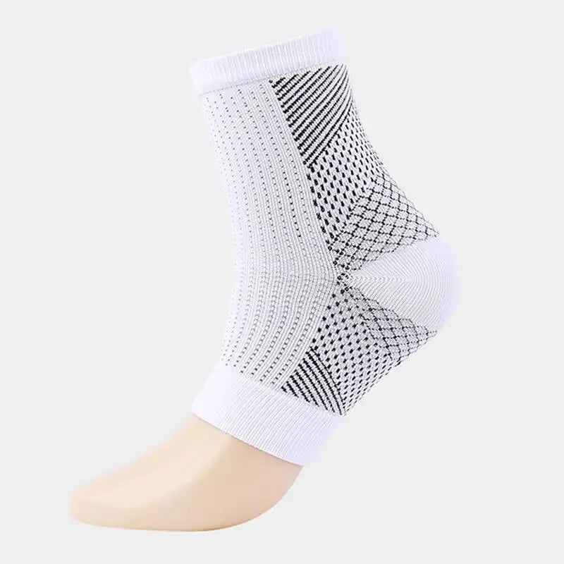 Plantar Fasciitis Compression Socks Best Ankle Compression Sleeve Nano Brace for Everyday Use Provides Arch Support Heel Pain