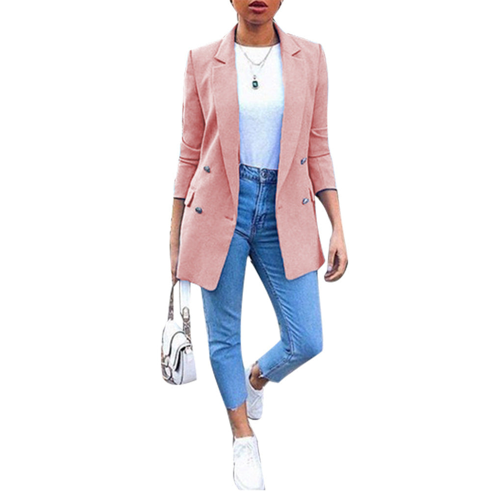 Lapel Cardigan Suit Jacket