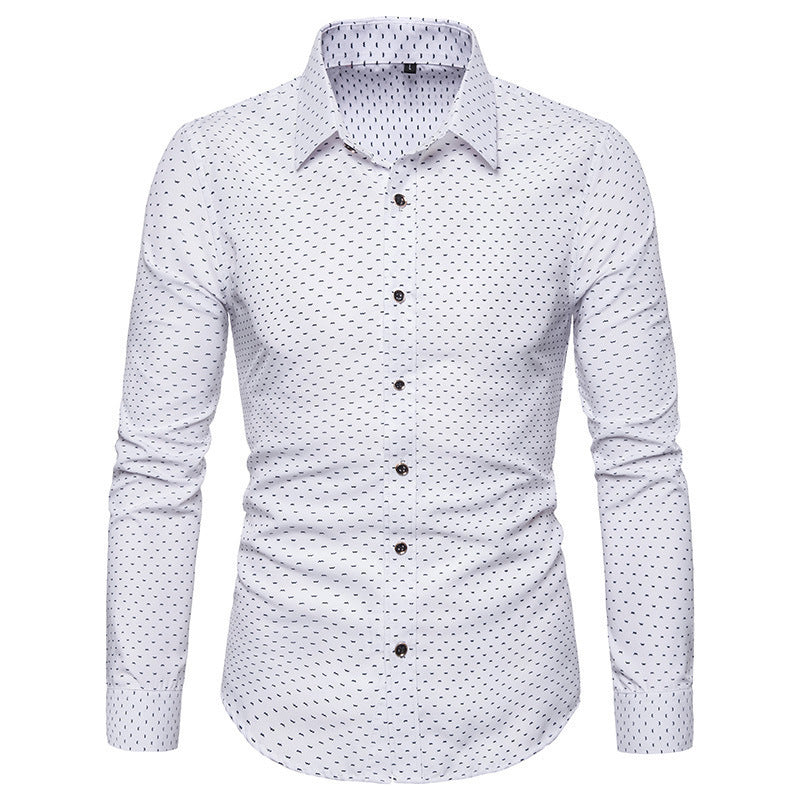 Men's Floral Long Sleeve Shirt