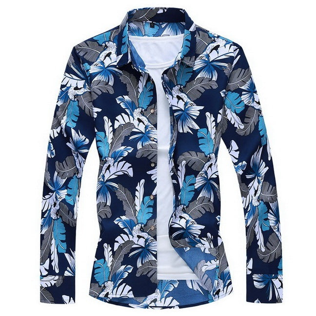 Long sleeve floral shirt