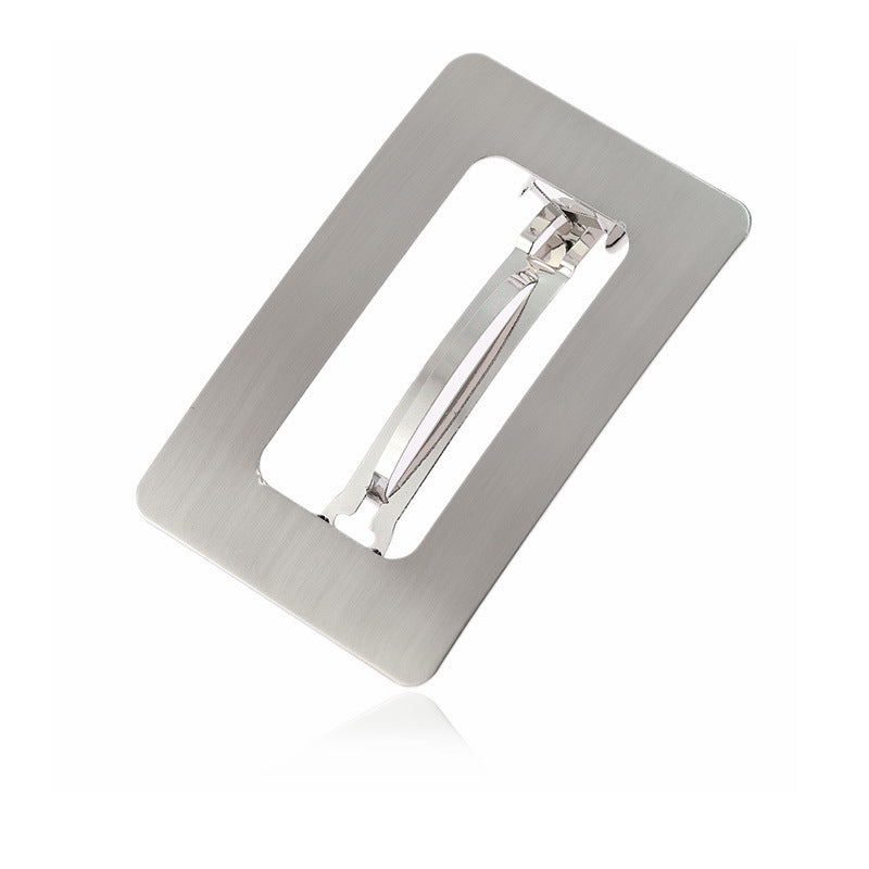 Metal Geometry Square Hair Clips
