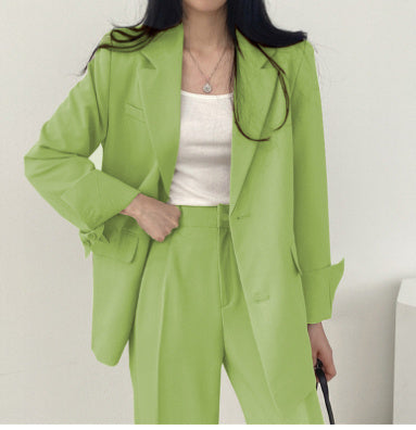Women's Casual Brown Suit Jacket