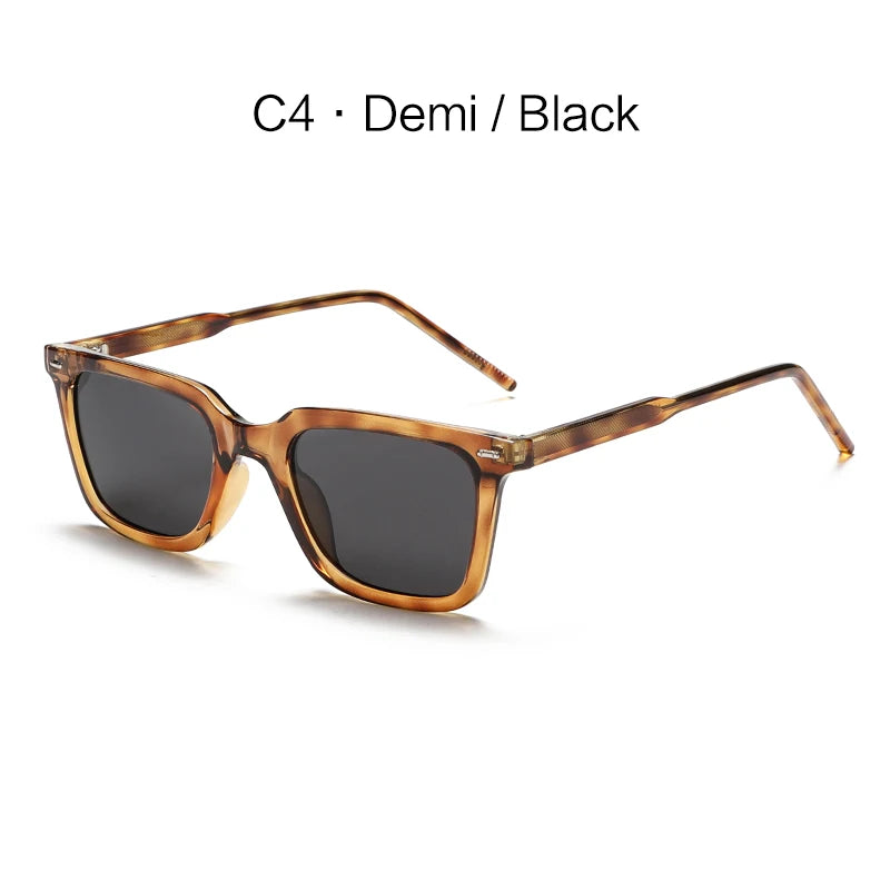 New Polarized Sunglasses Men's and Women's High-end Face Shown Small CP Insert Leg Multicolor Frame Black Green