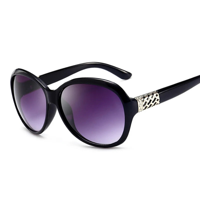Vintage Round Sunglasses Woman Retro Brand Designer Classic Sun Glasses Fashion Big Frame Gradient Ladies Oculos De Sol