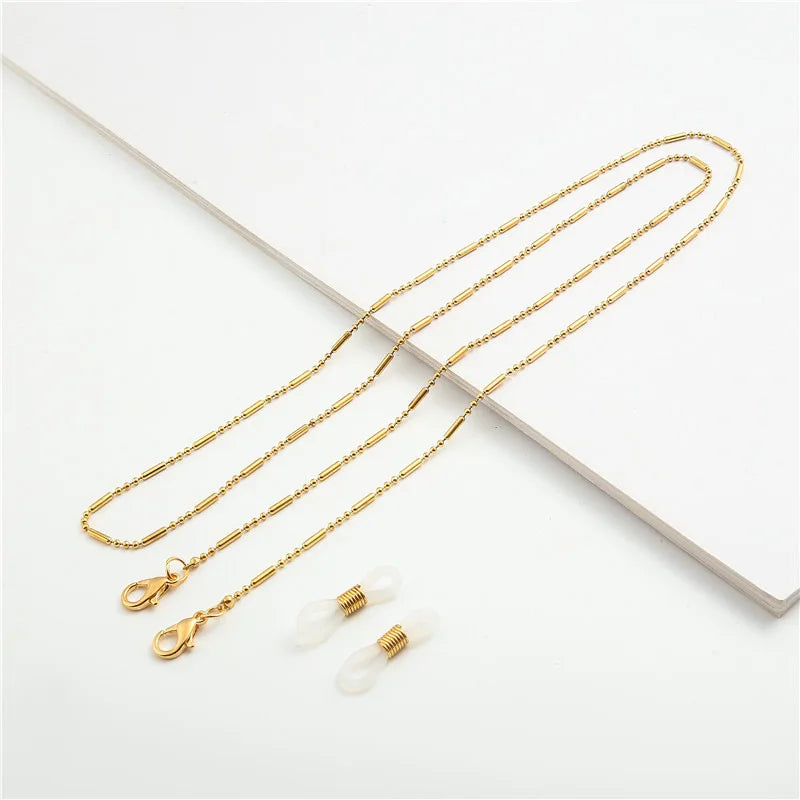 Sunglasses Masking Chains For Women Luxury Metal Chain Eyeglasses Chains Lanyard Glass New Fashion Jewelry Wholesale