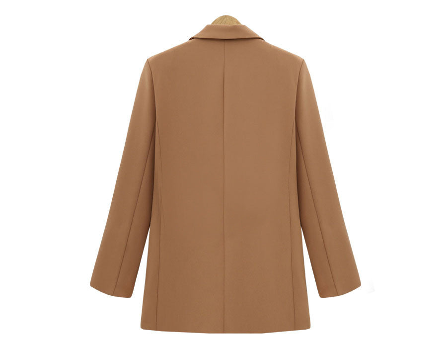 Suit jacket wild loose mid-length women's suit