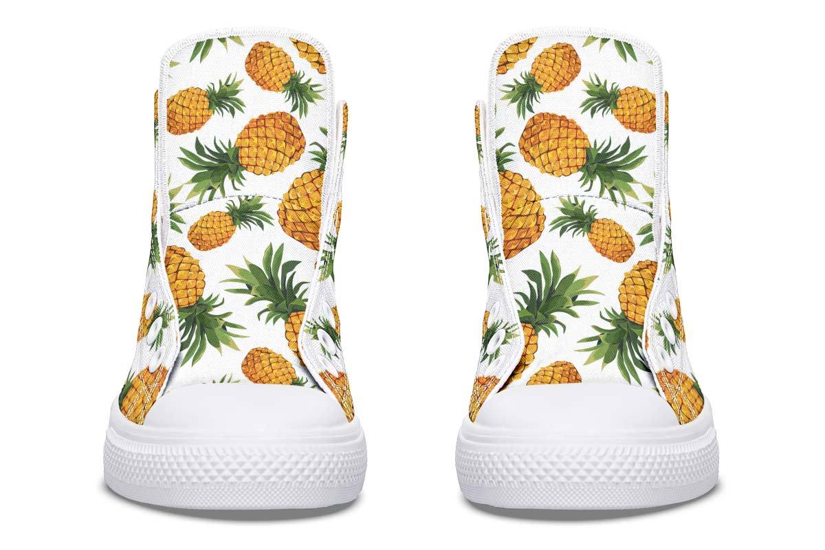 Men's And Women's Fashion Color Printing High-top Canvas Shoes