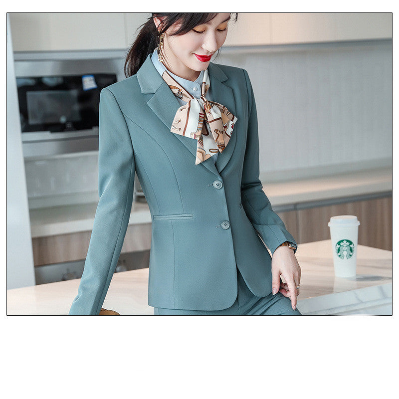Interview Casual Professional Wear Women's Small Suit Suit Overalls