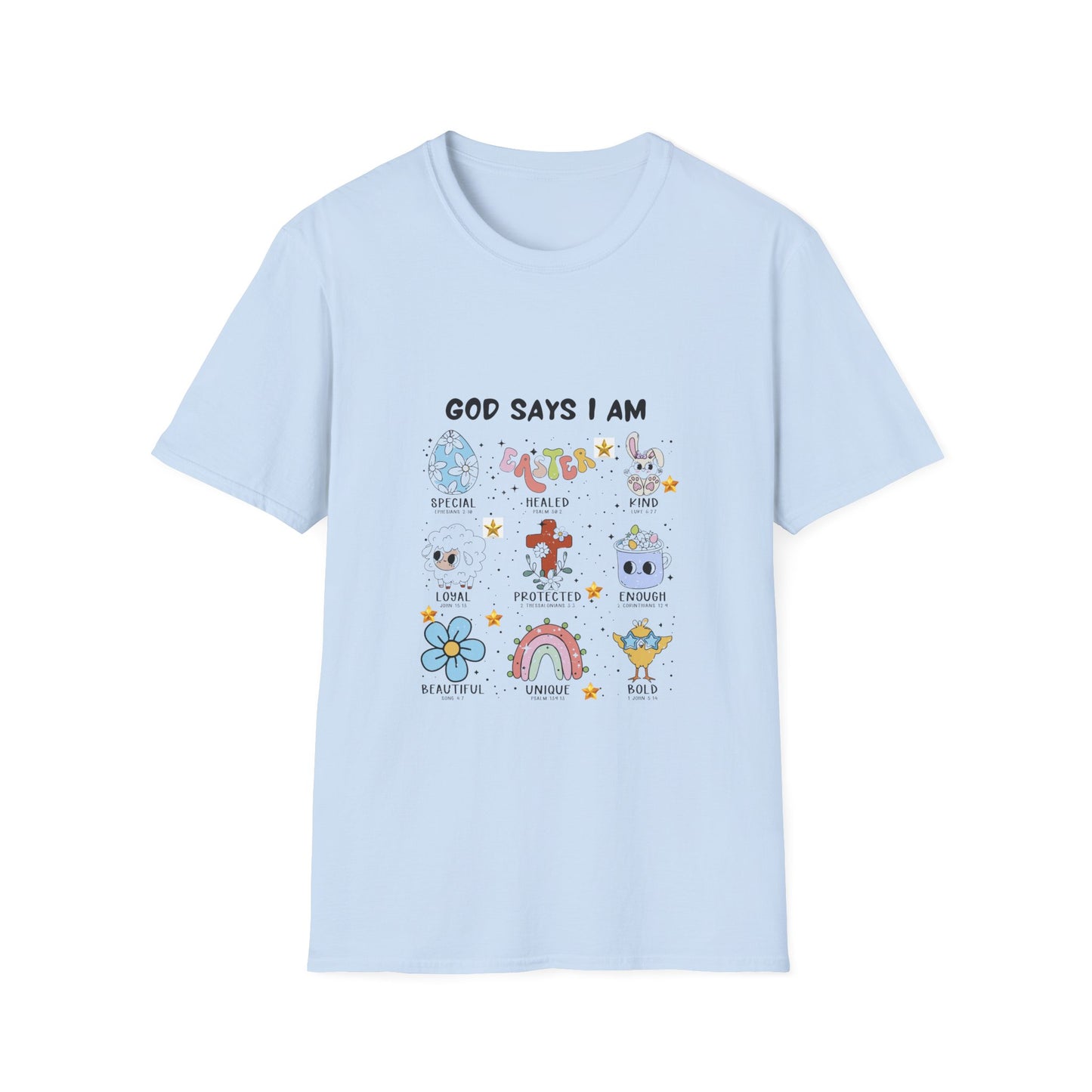 God's Promises Unisex T-Shirt, Christian Graphic Tee, Inspirational Shirt, Religious Apparel, Comfort Fit Top for Men and Women
