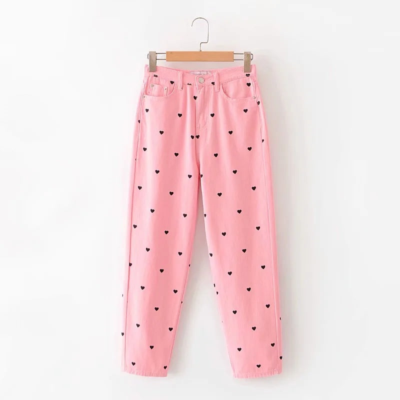 Casual Daisy print jeans