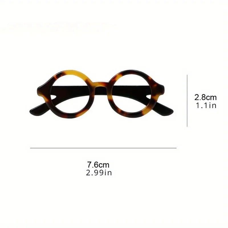 Fashion Acrylic Glasses Sunglasses Brooches Niche Personality Clothing Accessories Eye Styling Pins for Men and Women