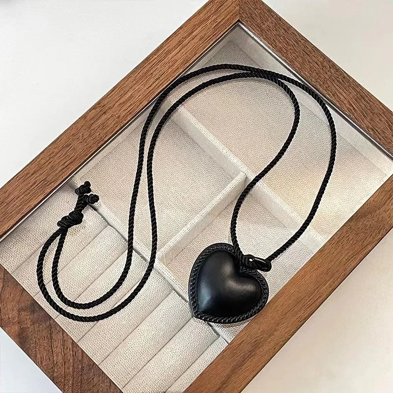 Neck Magnetic Multifunctional Leather Sunglasses Clip Necklace Women Outdoor Travel Portable Storage Hanging Rope Accessories