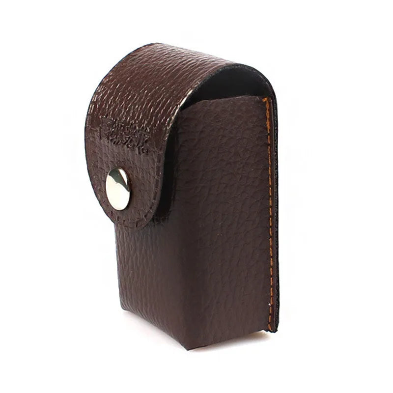 Leather Glasses Case Soft Bag Fashionable Sunglasses Single Buckle Mirror Box Sunglasses Case Factory Postage Compensation Pr