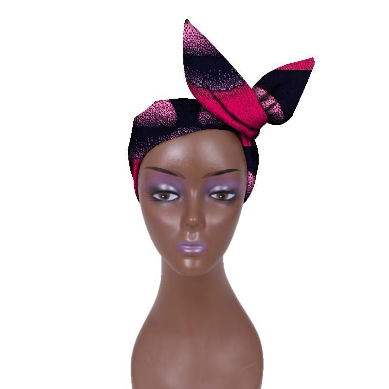 European And American Women's Batik Cloth Hair Band Ankara Fabric Hair Ring