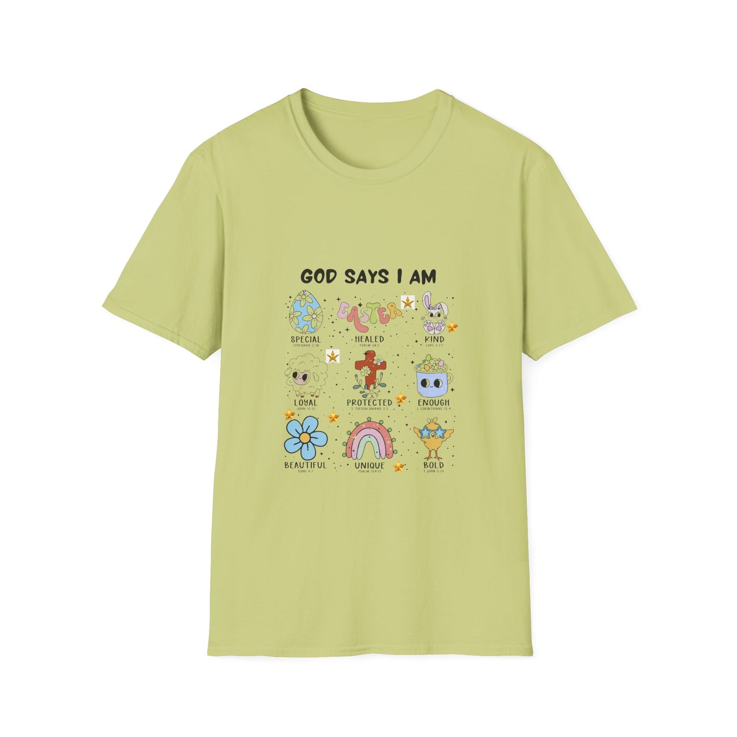 God's Promises Unisex T-Shirt, Christian Graphic Tee, Inspirational Shirt, Religious Apparel, Comfort Fit Top for Men and Women