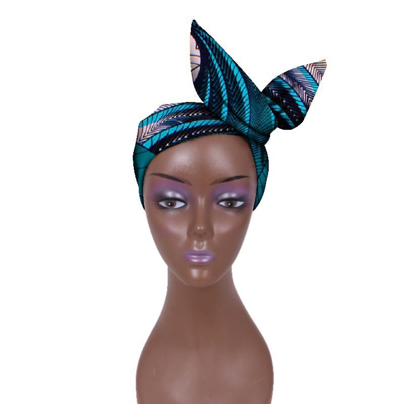 European And American Women's Batik Cloth Hair Band Ankara Fabric Hair Ring