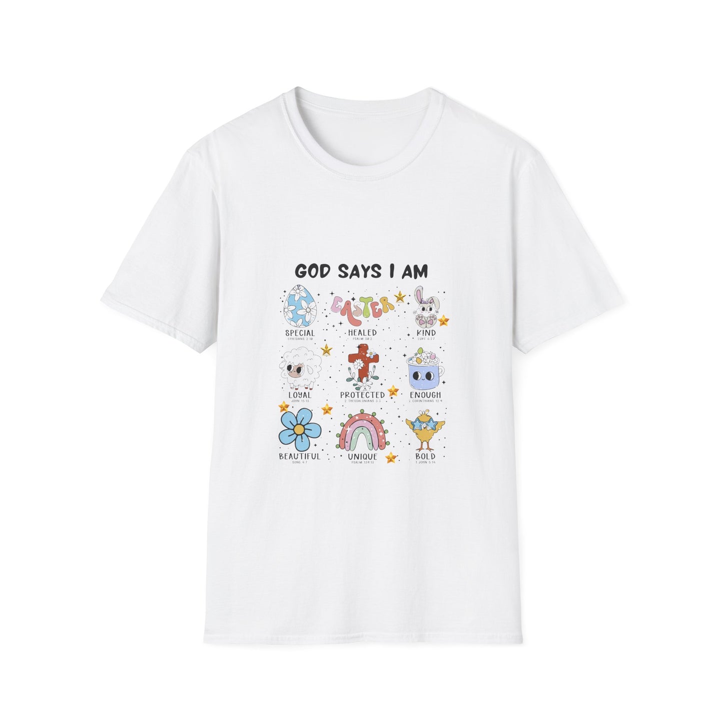 God's Promises Unisex T-Shirt, Christian Graphic Tee, Inspirational Shirt, Religious Apparel, Comfort Fit Top for Men and Women