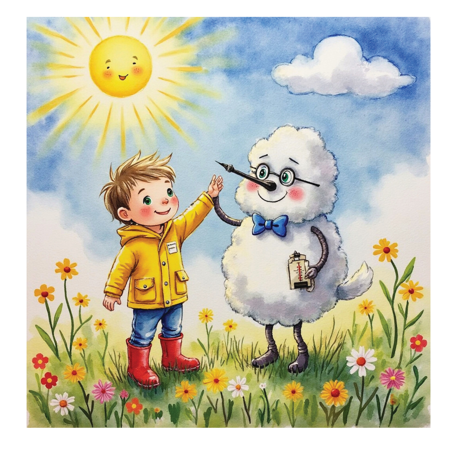 The Weather Watchers - A Child's Guide to Rain, Sun, and Storms