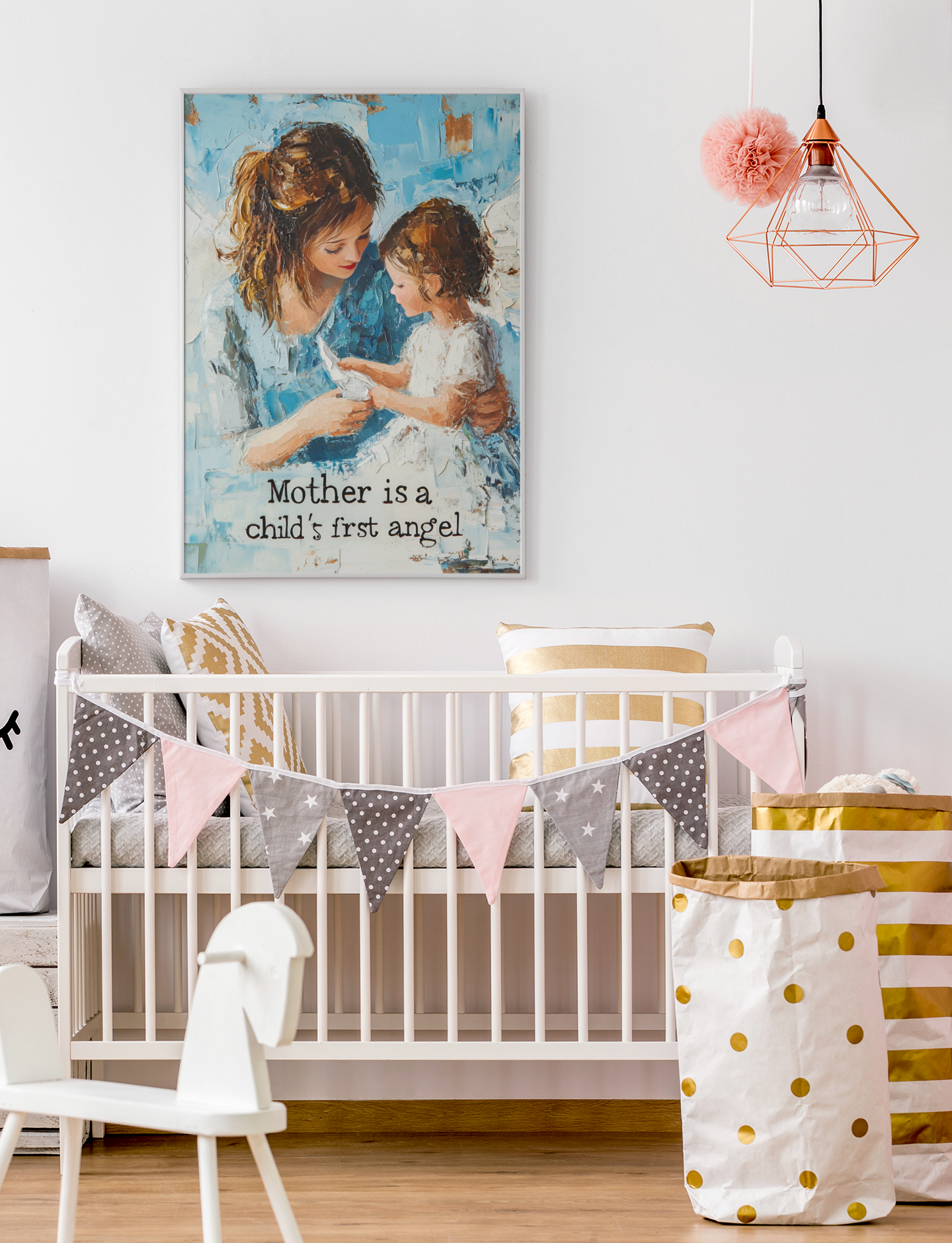 Canvas Art, Wall Art, Home Decor, Mother's Love Heartwarming Wall Décor for Moms, Inspirational Home Decoration, Gifts for Mother's Day