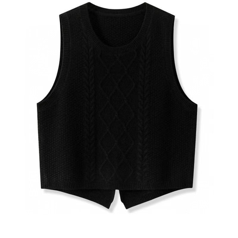 Women's Fashion Personalized Wool Knitted Vest