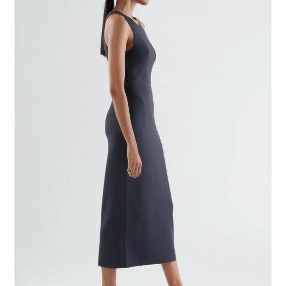 Niche Design Temperament Socialite Slim Fit Sleeveless Knitted Dress