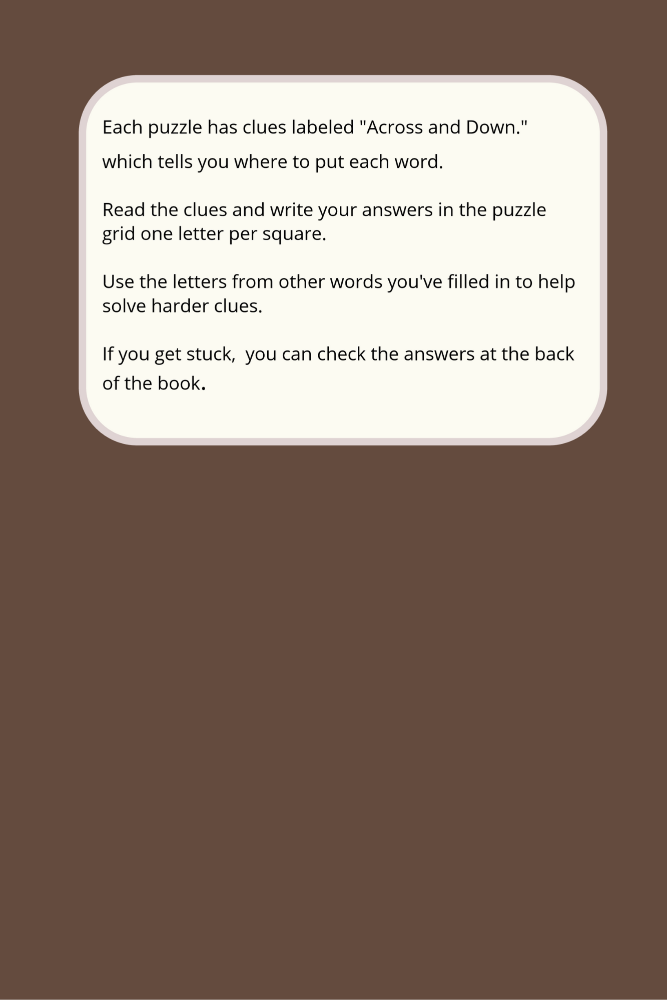 Christian Crossword Puzzles: Christian puzzles for Adults Seniors and Teens, 50 Puzzles, Easy to Read 6 x9 inches, 100 pages. Bible scripture, based ... Scripture-based puzzle book perfect anyone