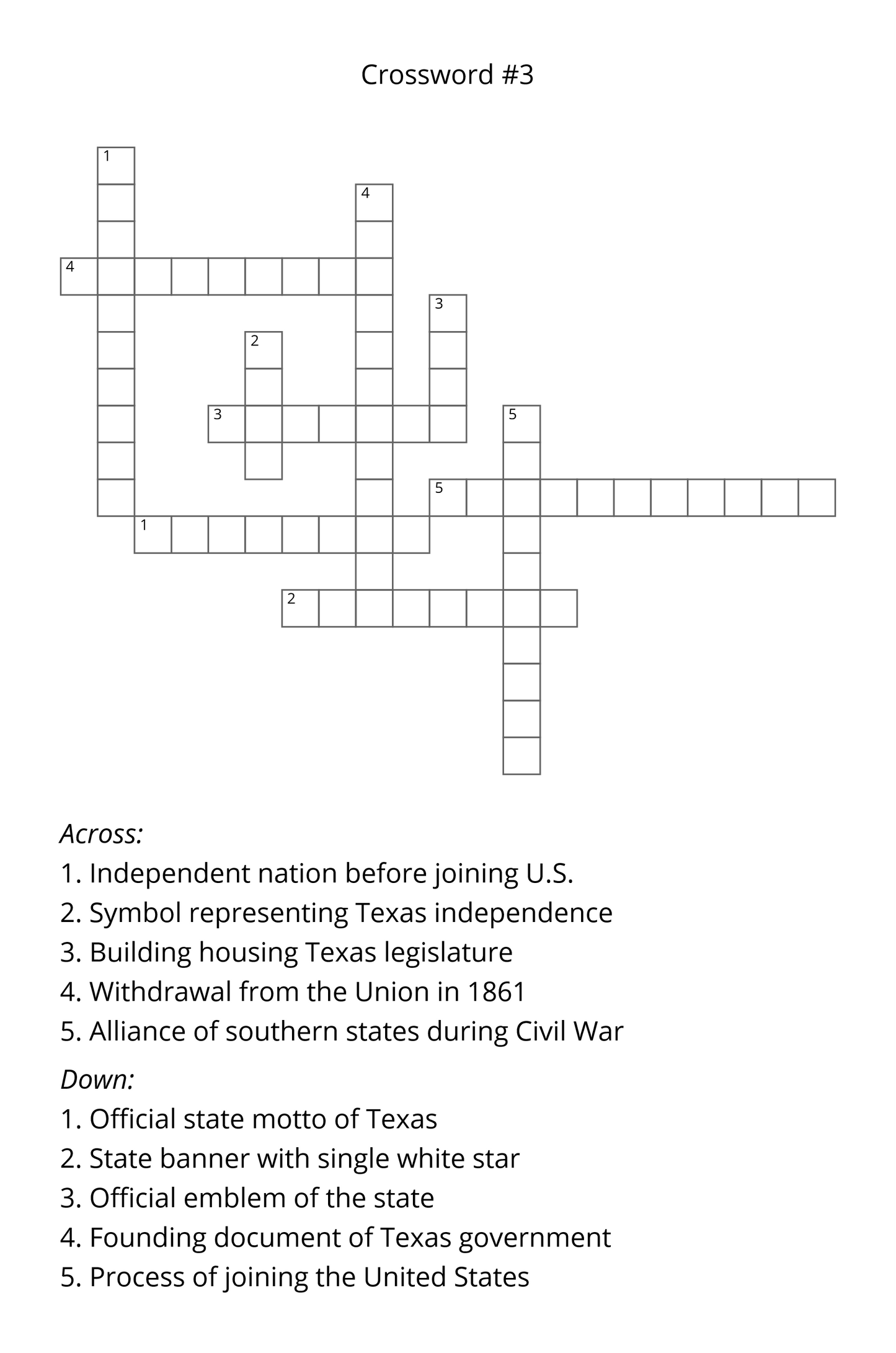 Texas Crossword Puzzle: Crossword Puzzles for Seniors, Adults & Teens. 50+ puzzles, Easy to Read Print about Texas, 100 pages, 6x9 inches, Gift for ... Camping, New Arrivals in Texas and Relaxation
