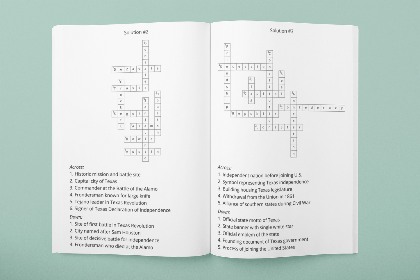 Texas Crossword Puzzle: Crossword Puzzles for Seniors, Adults & Teens. 50+ puzzles, Easy to Read Print about Texas, 100 pages, 6x9 inches, Gift for ... Camping, New Arrivals in Texas and Relaxation