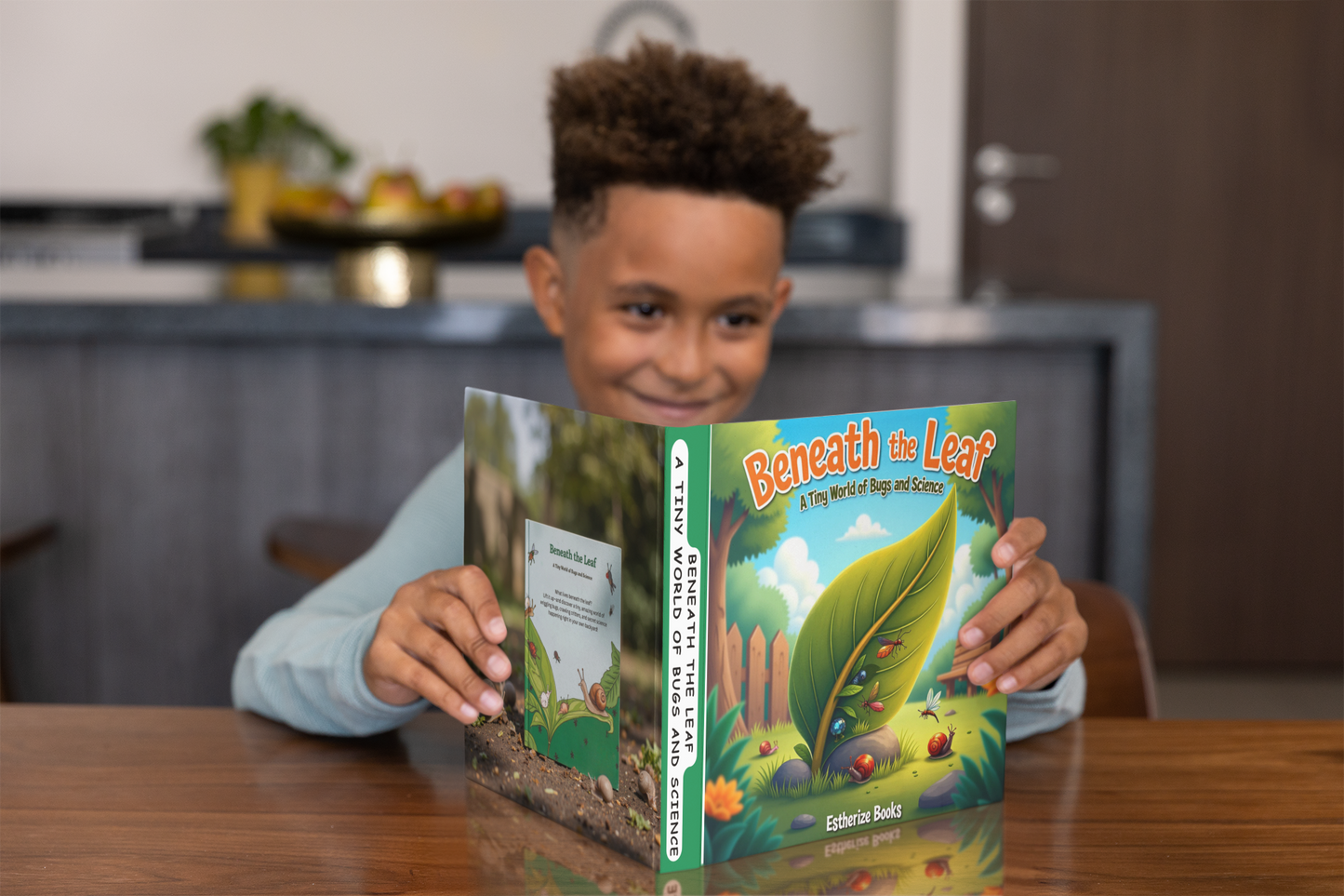 Beneath The Leaf - A Tiny World of Bugs and Science: Explore the Hidden World of Insects, Microhabitats, and Backyard Science in this 50 page picture ... homeschoolers, and STEM-based early learners.