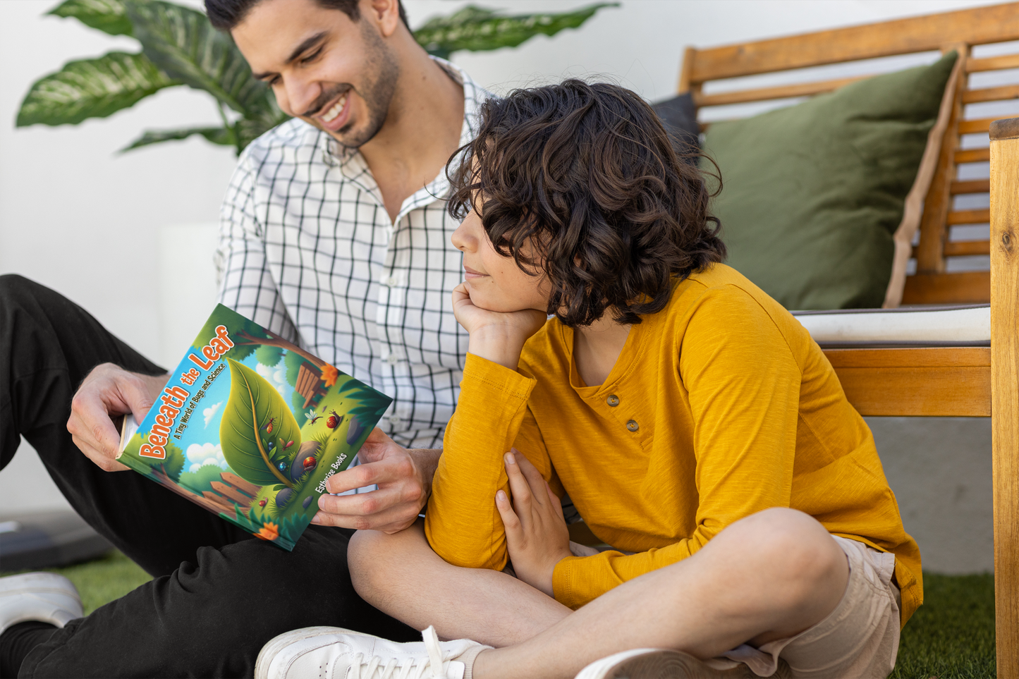 Beneath The Leaf - A Tiny World of Bugs and Science: Explore the Hidden World of Insects, Microhabitats, and Backyard Science in this 50 page picture ... homeschoolers, and STEM-based early learners.