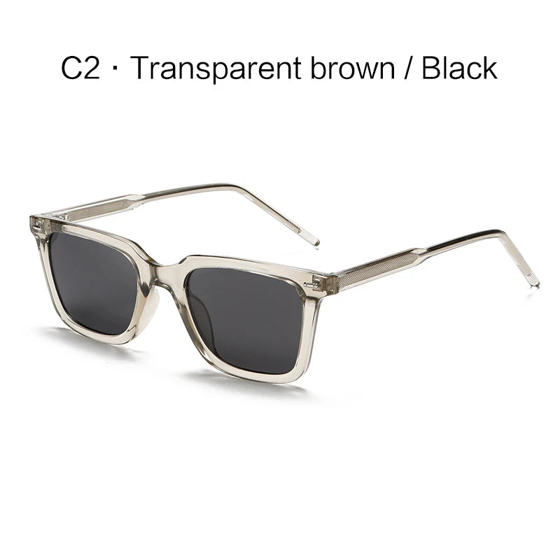 New Polarized Sunglasses Men's and Women's High-end Face Shown Small CP Insert Leg Multicolor Frame Black Green