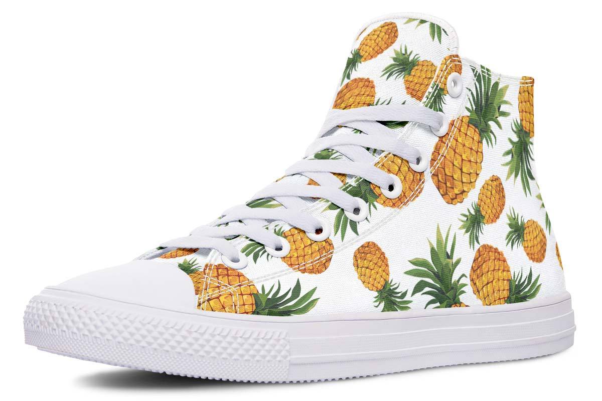 Men's And Women's Fashion Color Printing High-top Canvas Shoes