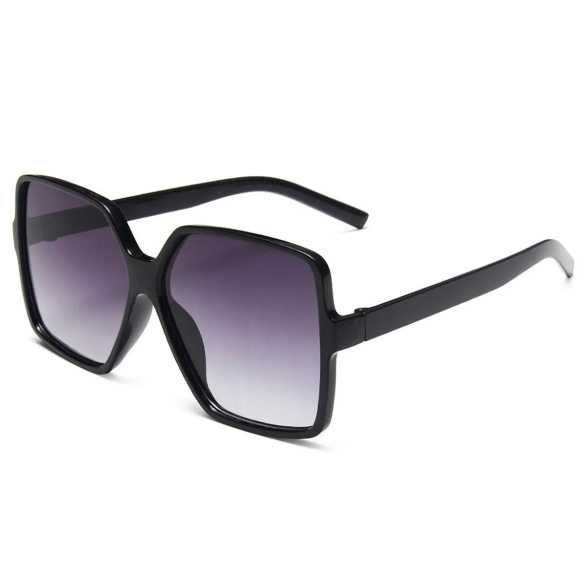 European and American Cross-Border Large Square Frame Rimless One-Piece Lens Sunglasses Protective Glasses