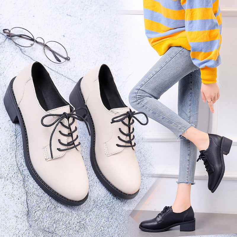 British Style Shoes For Women In Spring And Autumn