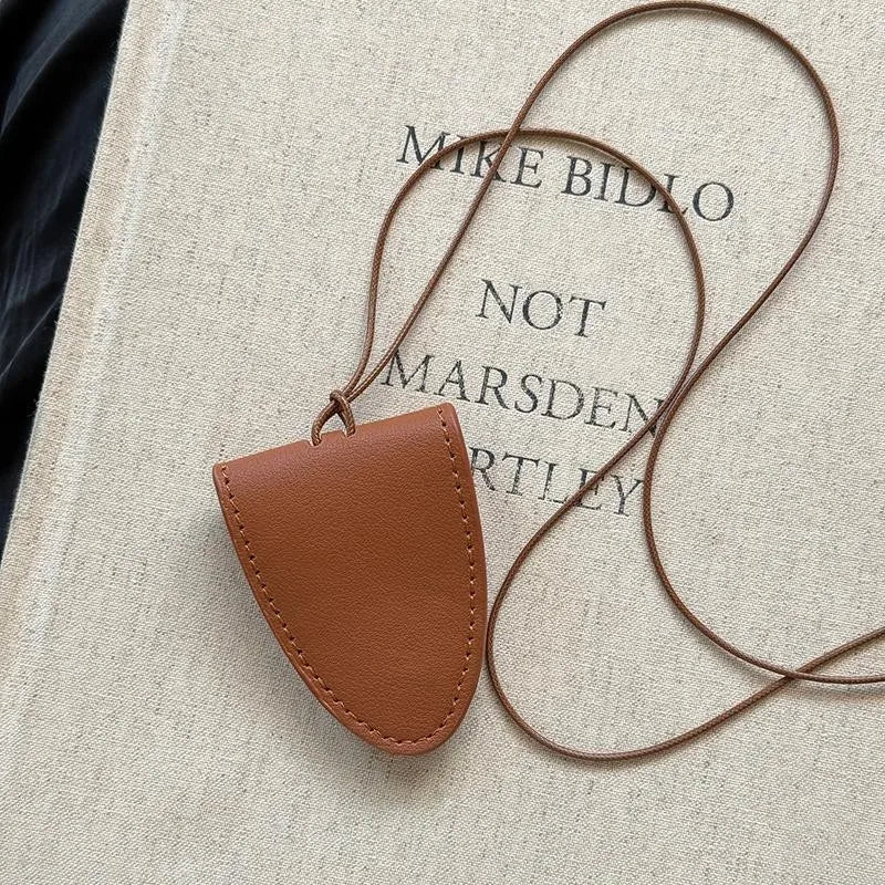 Neck Magnetic Multifunctional Leather Sunglasses Clip Necklace Women Outdoor Travel Portable Storage Hanging Rope Accessories