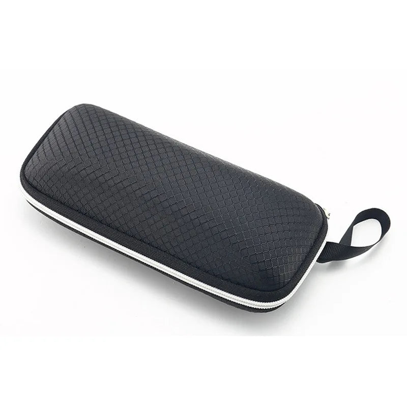 Leather Glasses Case Soft Bag Fashionable Sunglasses Single Buckle Mirror Box Sunglasses Case Factory Postage Compensation Pr