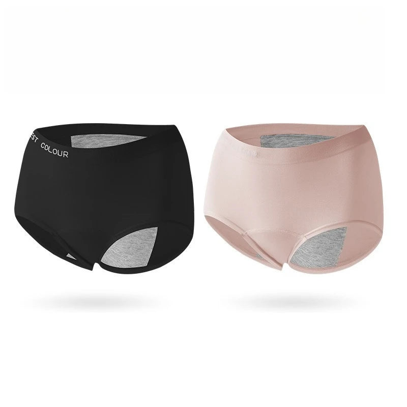 2pcs/Set Seamless Menstrual Underwear Sexy Women Period Panties Wide Leak Proof Physiological Briefs Female Waterproof Underpant