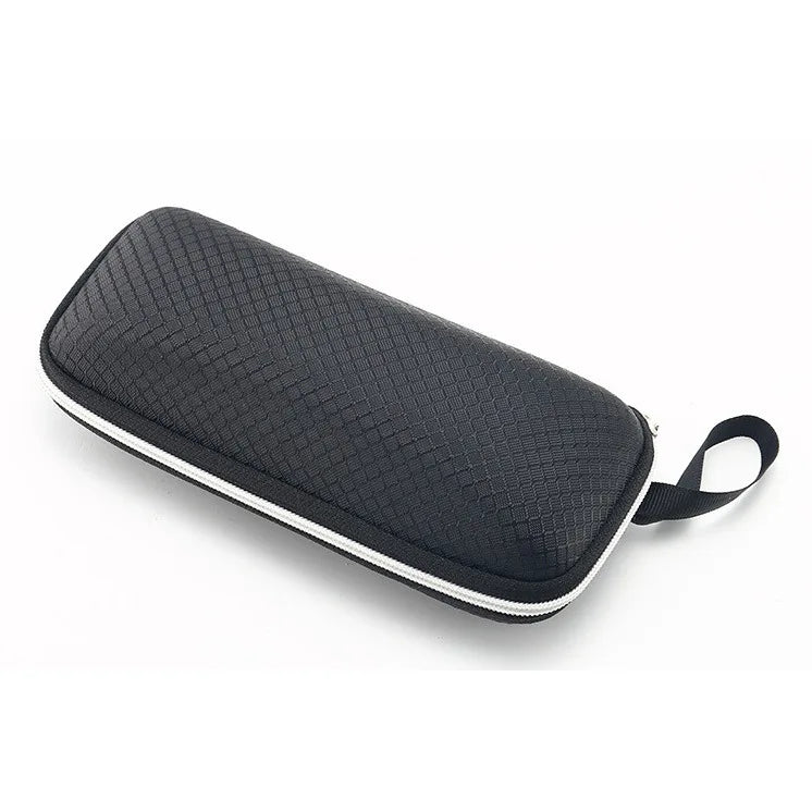 Leather Glasses Case Soft Bag Fashionable Sunglasses Single Buckle Mirror Box Sunglasses Case Factory Postage Compensation Pr