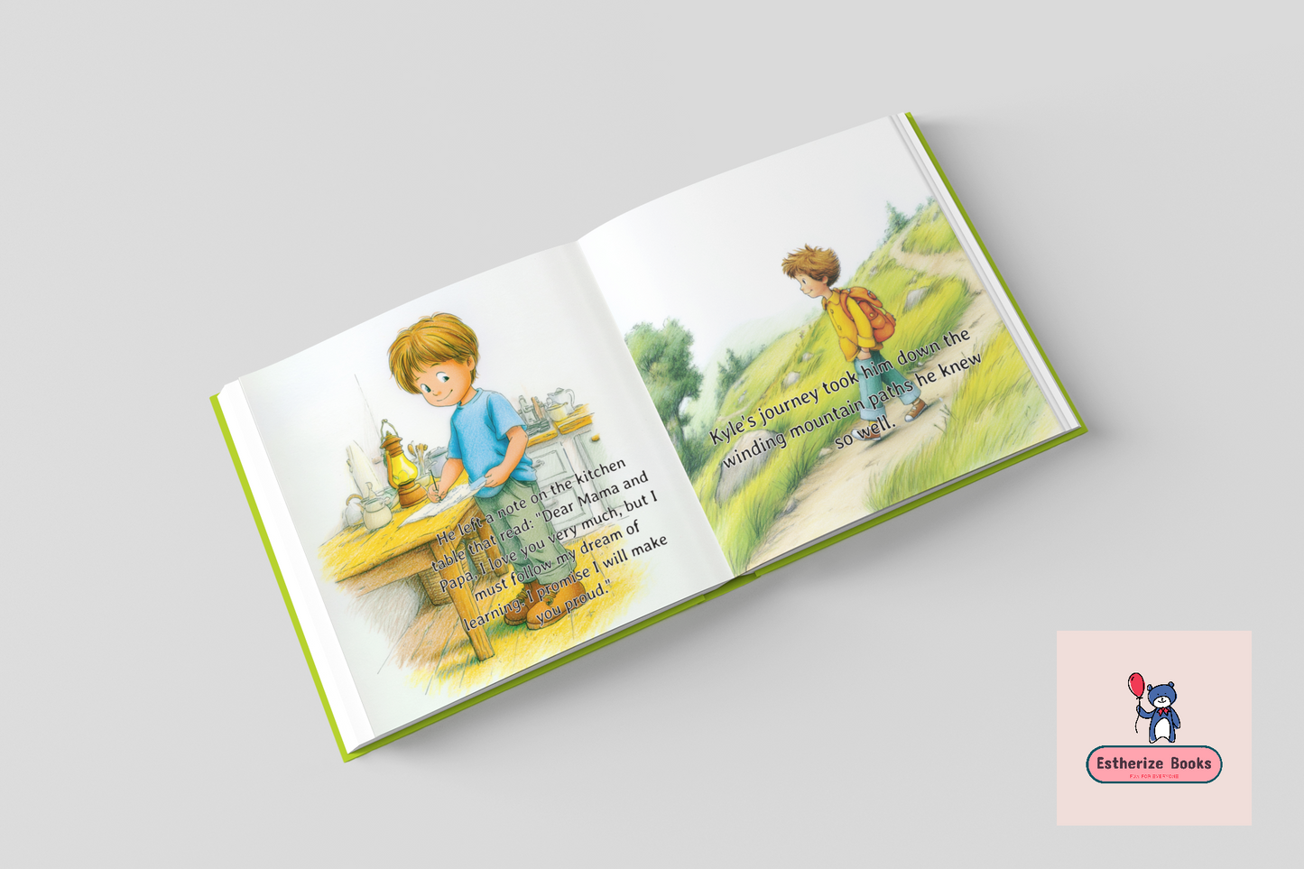 Kyle's Dream of Knowledge - Color Edition: Kyle's Journey from Dreamer to Teacher in the Spanish Mountains. 50 pages of child-friendly color picture stories for children of all ages.
