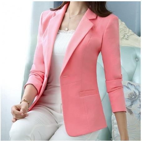 Casual Top Work Shirt Slim Fit Business Suit Small Suit