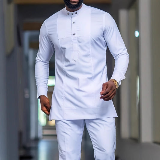 African Ethnic Style Men's Fashion Spring And Autumn Long Sleeve
